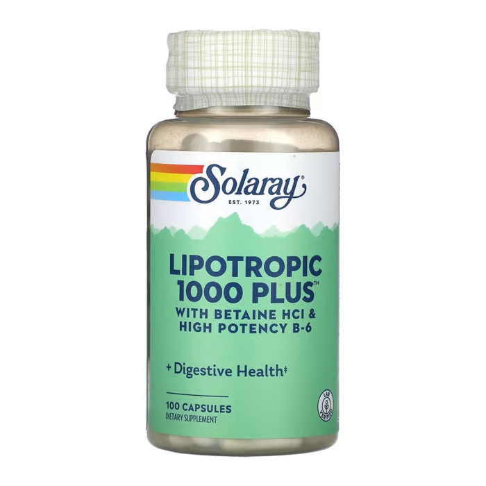Solaray Lipotropic + 1000 - 100 caps