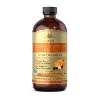 Solgar Liquid Calcium Magnesium Citrate with Vitamin D3 - 473ml Natural Orange-Vanilla