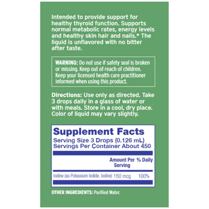 Life-flo Liquid Iodine Plus - 2fl oz