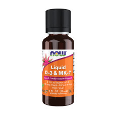 Now Foods VIT D-3 & MK-7 Liquid- 30ml