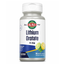 KAL Lithium Orotate 5mg - 90 tabs Lemon Lime (До 01.27)