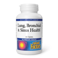 Natural Factors Lung, Bronchial & Sinus Health - 45 tabs