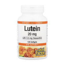 Natural Factors Lutein 20mg - 120 softgels
