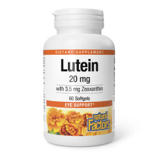 Natural Factors Lutein 20mg - 60 softgels