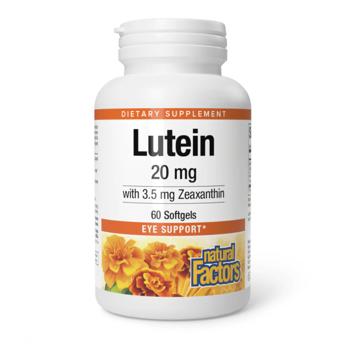 Natural Factors Lutein 20mg - 60 softgels