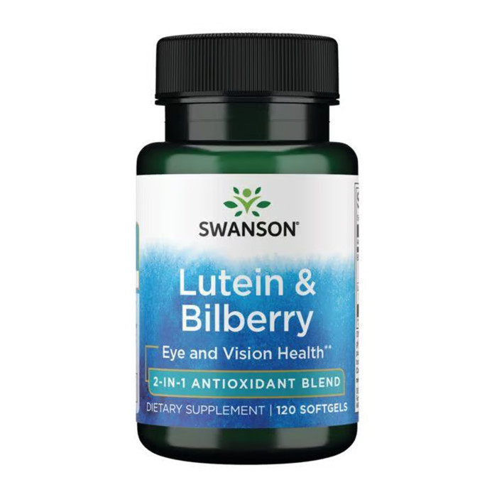 Swanson Lutein & Bilberry - 120 softgels