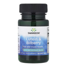 Swanson Lutein & Bilberry - 60 softgels