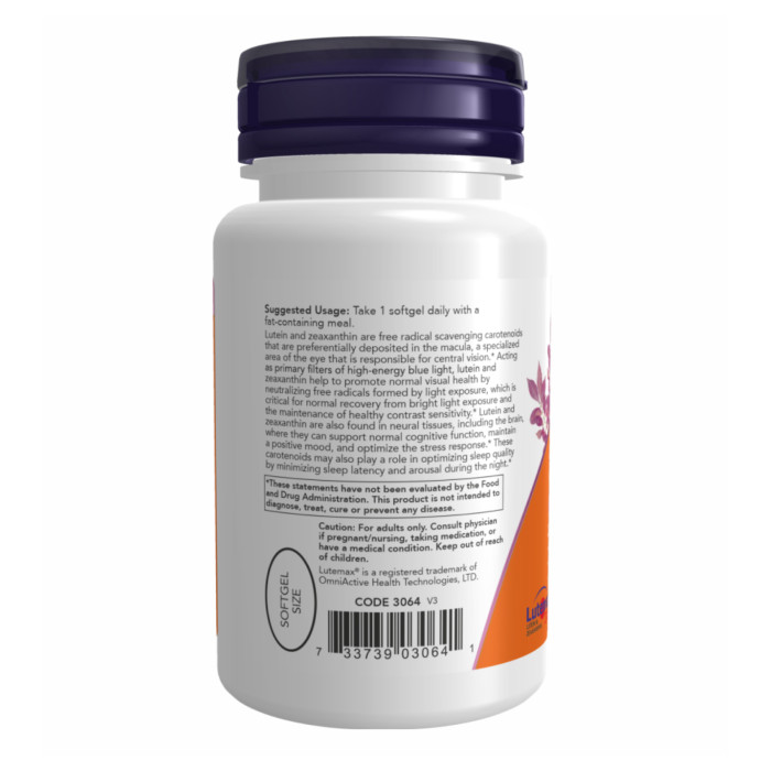 Now Foods Lutein & Zeazanthin - 60 sgels