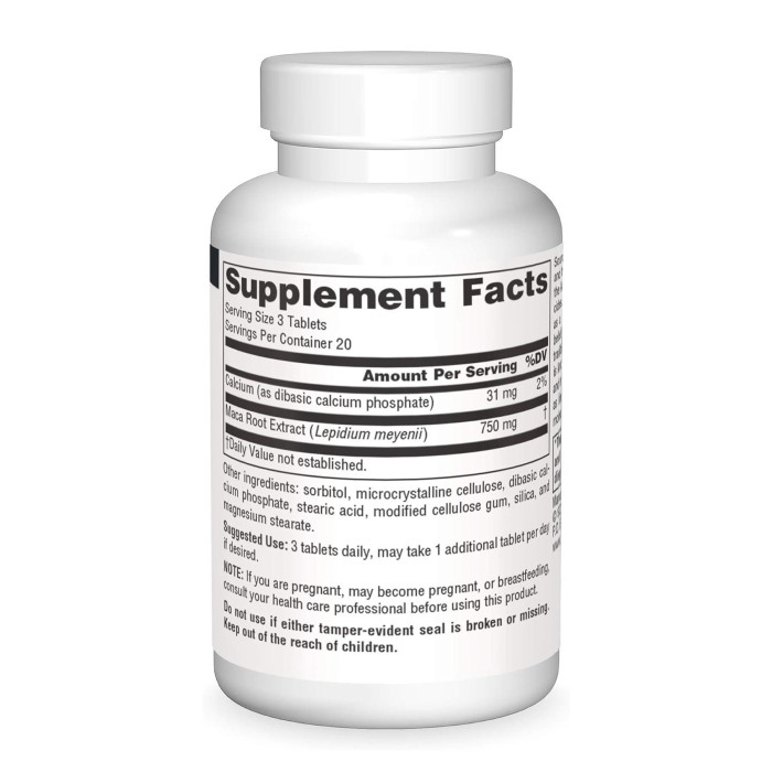 Source Naturals Maca 250mg - 60 tabs