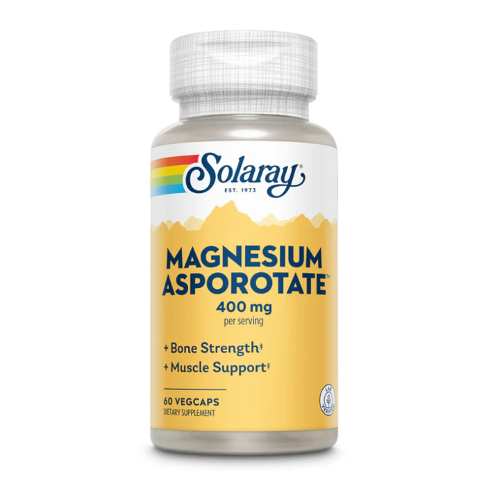 Solaray Magnesium Asporotate 400mg - 60 vcaps