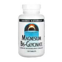 Source Naturals Magnesium Bis-Glycinate - 120 tabs