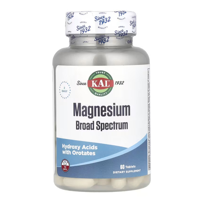 KAL Magnesium Broad Spectrum - 60 tabs