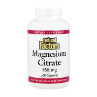 Natural Factors Magnesium Citrate 150mg - 360 caps