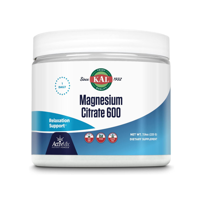 KAL Magnesium Citrate 600mg - 225g