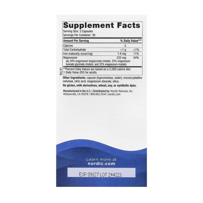 Nordic Naturals Magnesium Complex - 90 caps