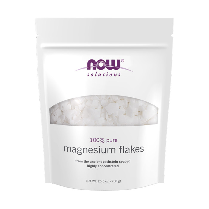 Now Foods Magnesium Flakes - 750g (Пошкоджена упаковка)
