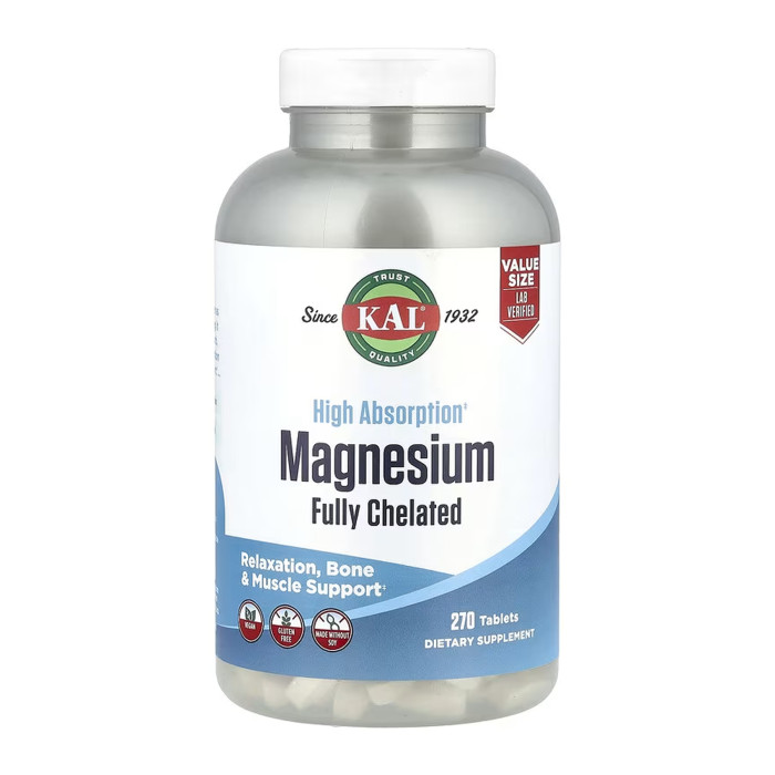 KAL Magnesium Fully Chelated - 270 tabs