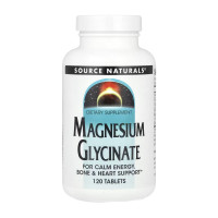 Source Naturals Magnesium Glycinate - 120 tabs