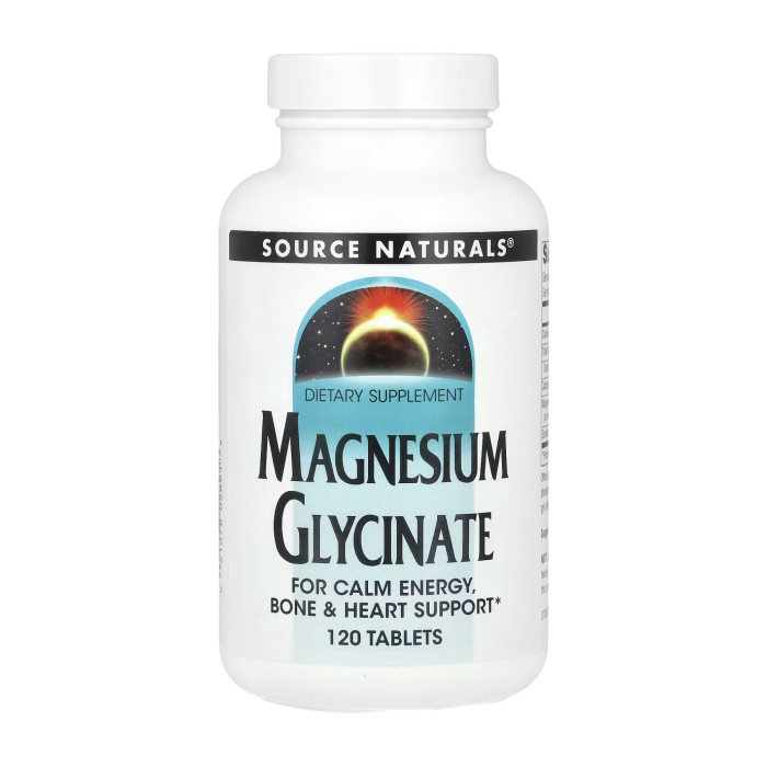 Source Naturals Magnesium Glycinate - 120 tabs