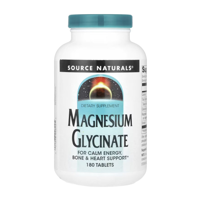 Source Naturals Magnesium Glycinate - 180 tabs