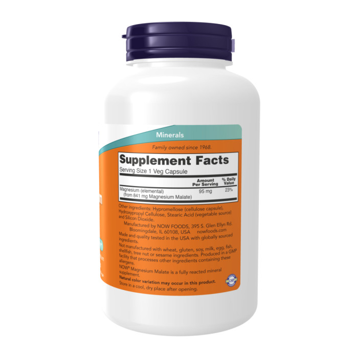 Now Foods Magnesium Malate - 180 caps