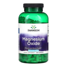 Swanson Magnesium Oxide 200mg - 500 caps