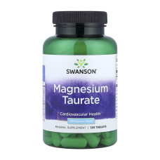 Swanson Magnesium Taurate 100 mg - 120 tabs
