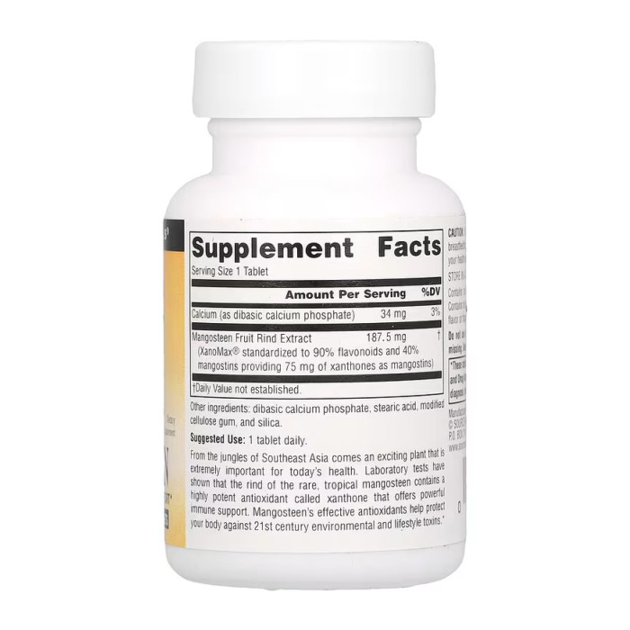 Source Naturals Mangosteen 75mg - 60 tabs