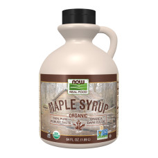 Now Foods Maple Syrup Organic Grade A Dark Color - 473 ml