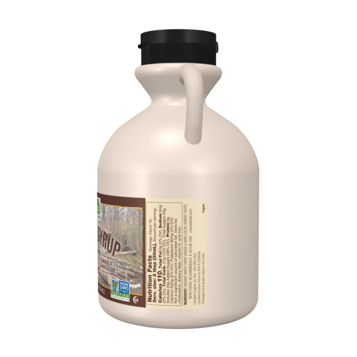 Now Foods Maple Syrup Organic Grade A Dark Color - 473 ml