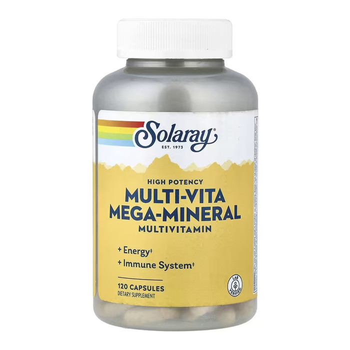 Solaray Mega-Mineral Multi-Vitamin - 120 caps