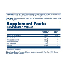 Solaray Mega Quercetin 600mg - 60 vcaps