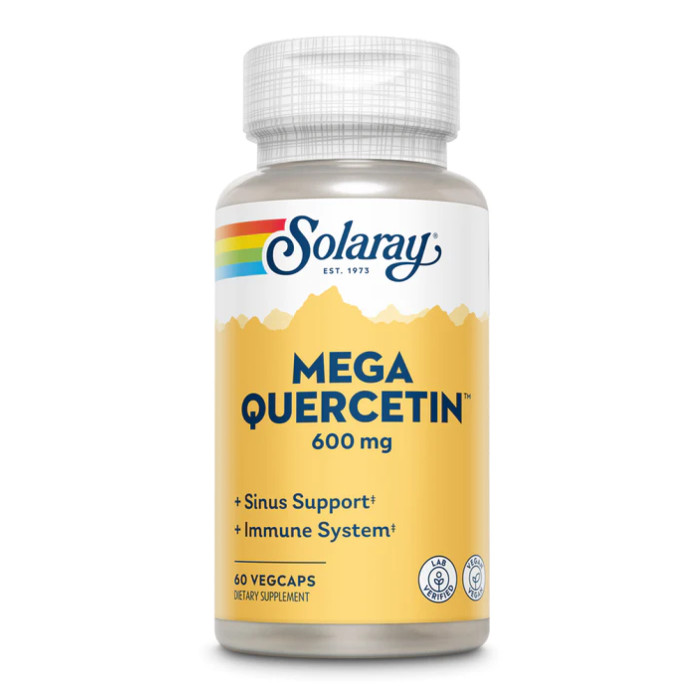 Solaray Mega Quercetin 600mg - 60 vcaps