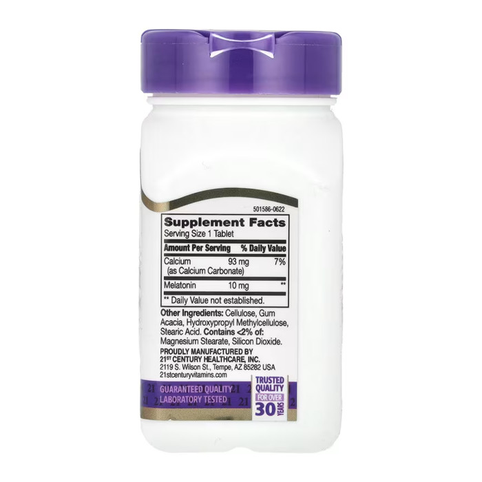 21st Century Melatonin 10 mg Prolonged Release - 120 tabs