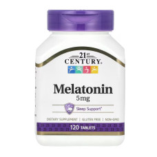 21st Century Melatonin 5 mg - 120 tabs
