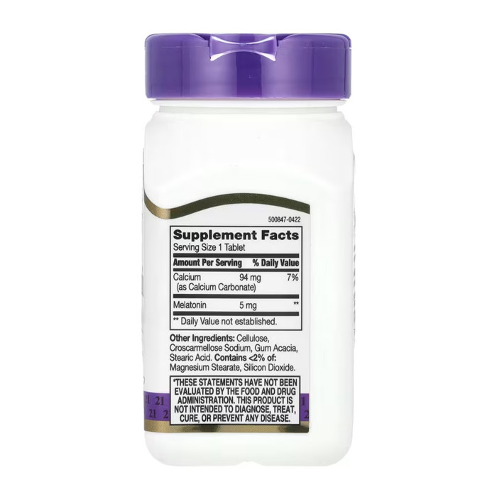 21st Century Melatonin 5 mg - 120 tabs