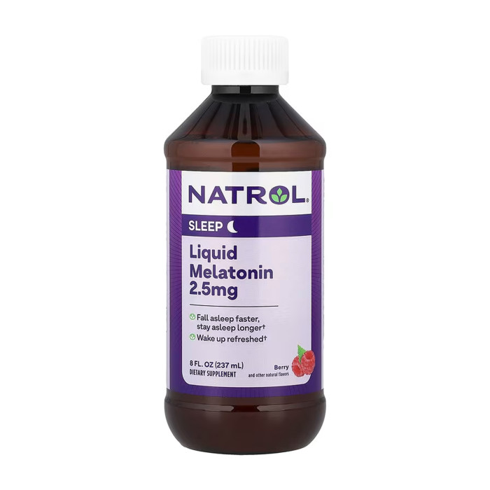 NATROL Melatonin Liquid 2.5mg - 237 ml