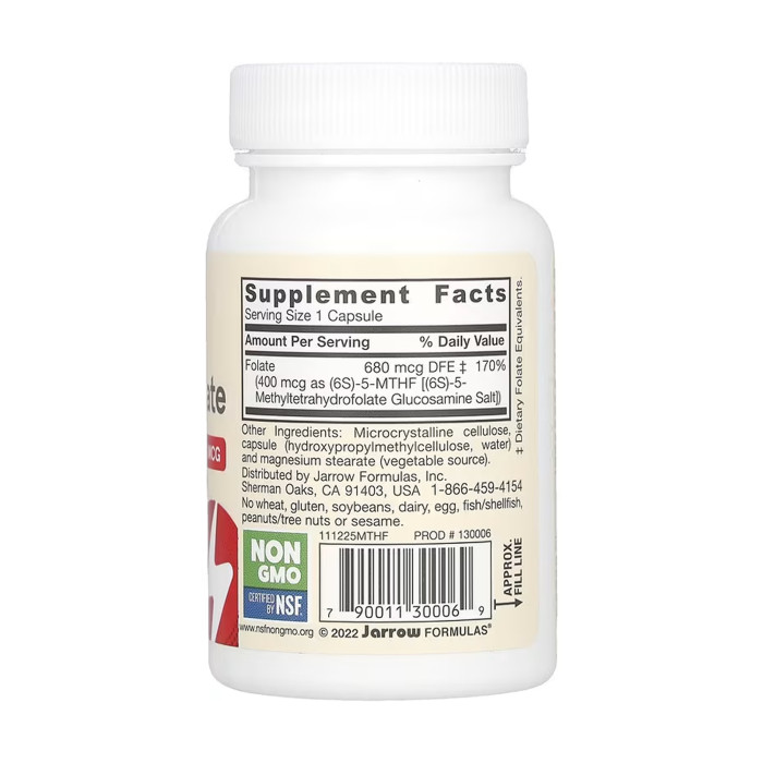 Jarrow Formulas Methyl Folate - 60 vcaps