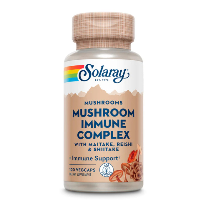 Solaray Mushroom Immune Complex 600mg - 100 vcaps