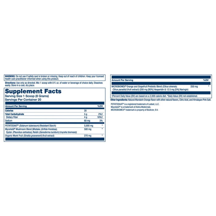 Solaray Mycrobiome Prebiotic Powder - 160g