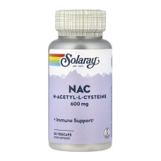Solaray NAC (N-Acetyl-L-Cysteine) 600mg - 60 vcaps