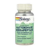 Solaray Nattokinase & Serrapeptase - 30 vcaps