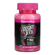 Nature's Plus Power Teen Hers Chewable - 60 tabs