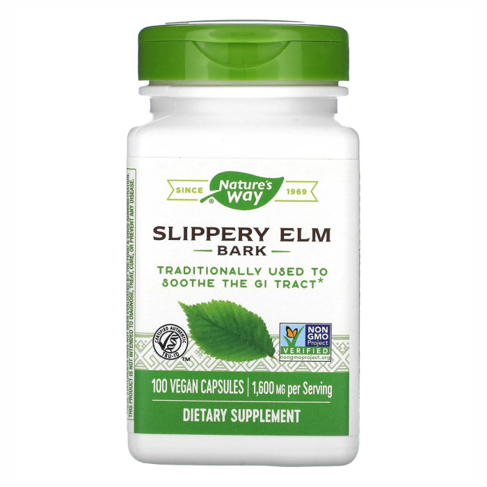 Nature's Way Slippery Elm Bark - 100 vcaps