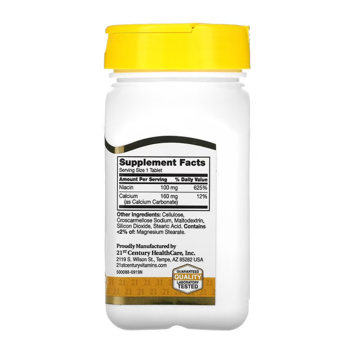 21st Century Niacin 100 mg - 110 tabs
