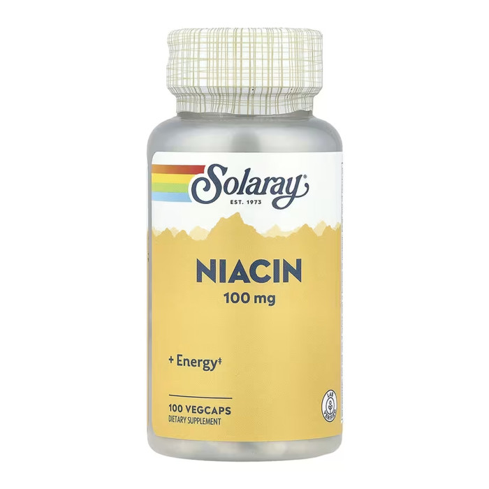 Solaray Niacin 100mg - 100 vcaps