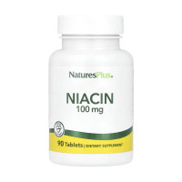 Nature's Plus Niacin 100mg - 90 tabs