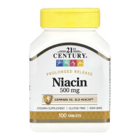 21st Century Niacin 500 mg - 100 tabs