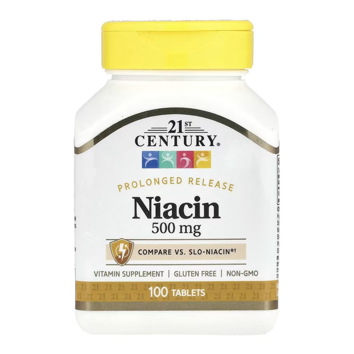 21st Century Niacin 500 mg - 100 tabs