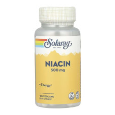 Solaray Niacin 500mg - 100 vcaps